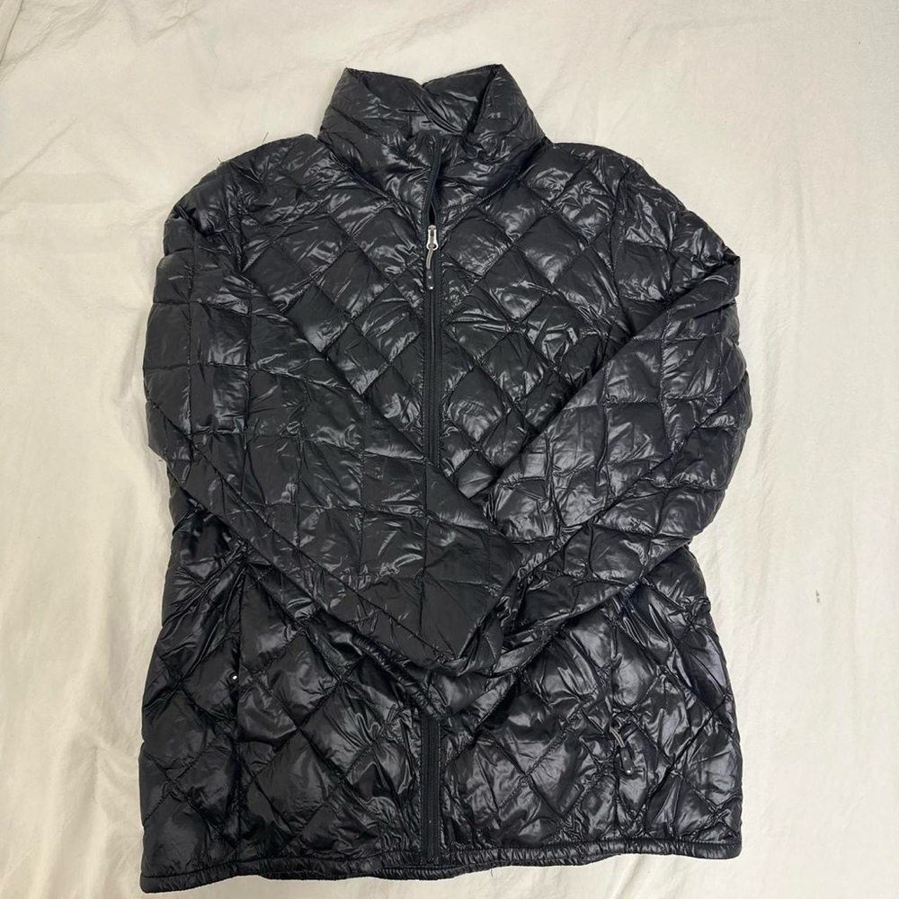32 Degrees Shiny Black Puffer Jacket